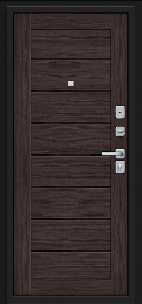 Товар Дверь Прайм/BChrome Almon/Wenge Melinga BR6167